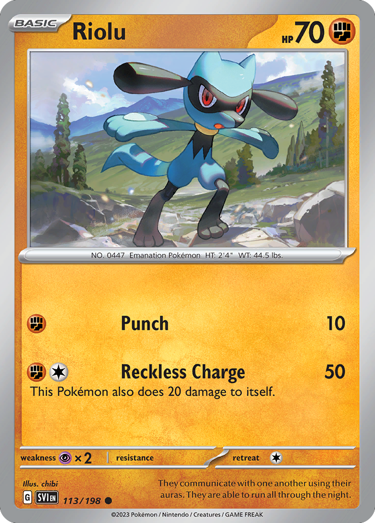 Riolu - Scarlet & Violet SET-113