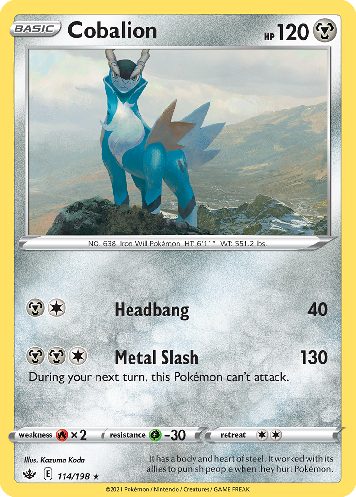 Cobalion - Chilling Reign SET-114