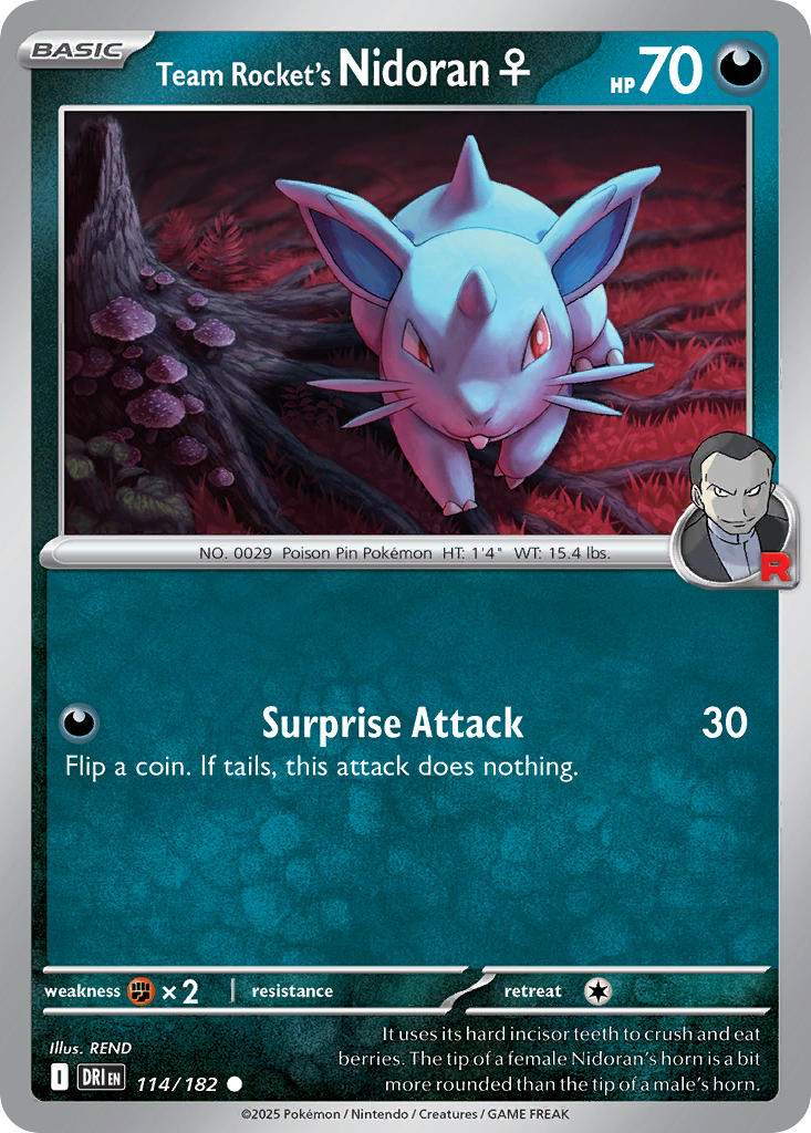 Team Rocket's Nidoran? - Destined Rivals SET-114