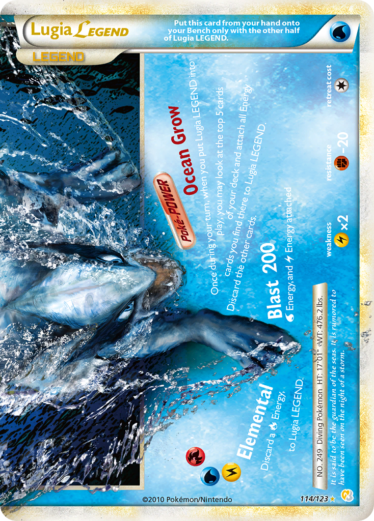 Lugia LEGEND - HeartGold & SoulSilver SET-114