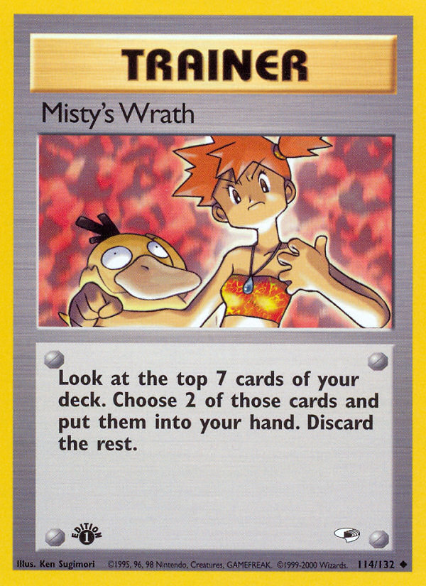 Misty's Wrath - Gym Heroes SET-114