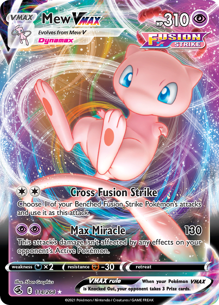 Mew VMAX - Fusion Strike SET-114