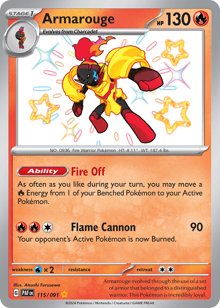 Armarouge - Paldean Fates SET-115