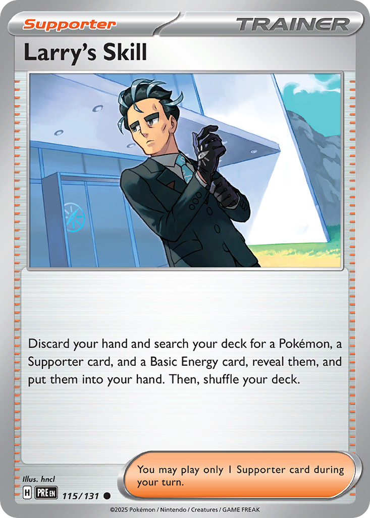 Larry's Skill - Prismatic Evolutions SET-115