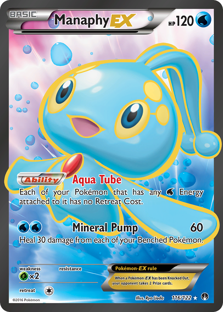 Manaphy-EX - BREAKpoint SET-116