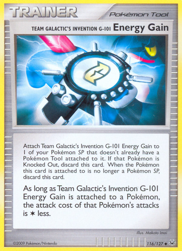 Team Galactic's Invention G-101 Energy Gain - Platinum SET-116