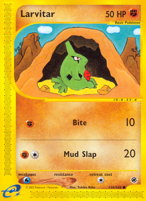 Larvitar - Expedition Base Set SET-116