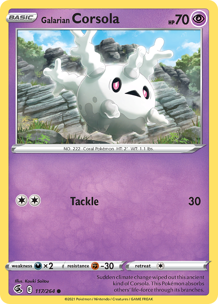 Galarian Corsola - Fusion Strike SET-117