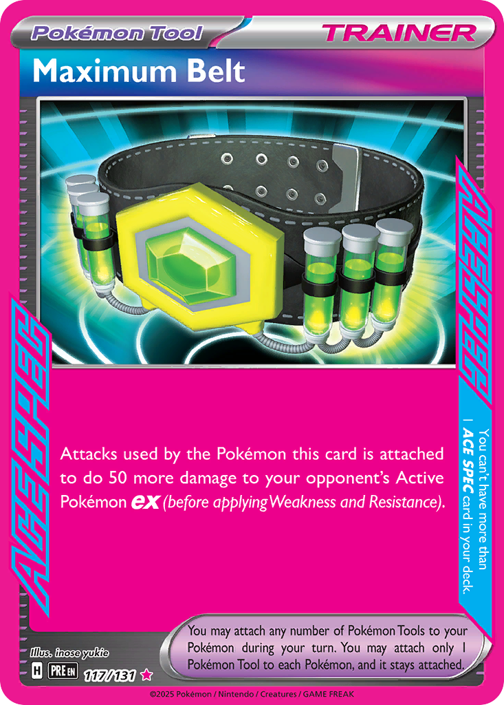 Maximum Belt - Prismatic Evolutions SET-117