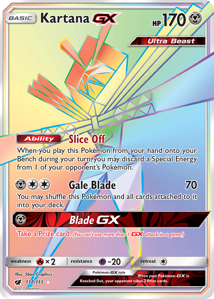Kartana-GX - Crimson Invasion SET-117