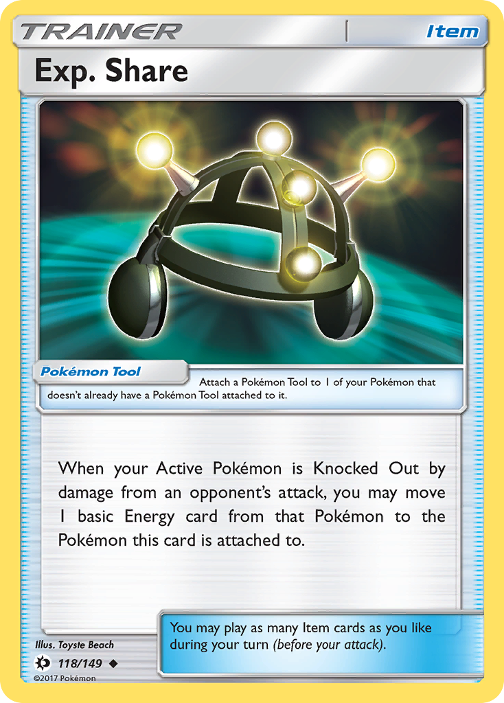 Exp. Share - Sun & Moon SET-118