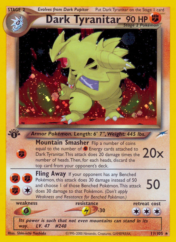 Dark Tyranitar - Neo Destiny SET-11