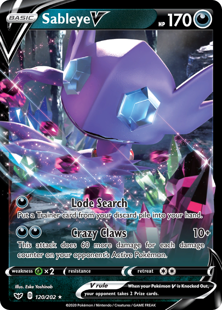 Sableye V - Sword & Shield SET-120