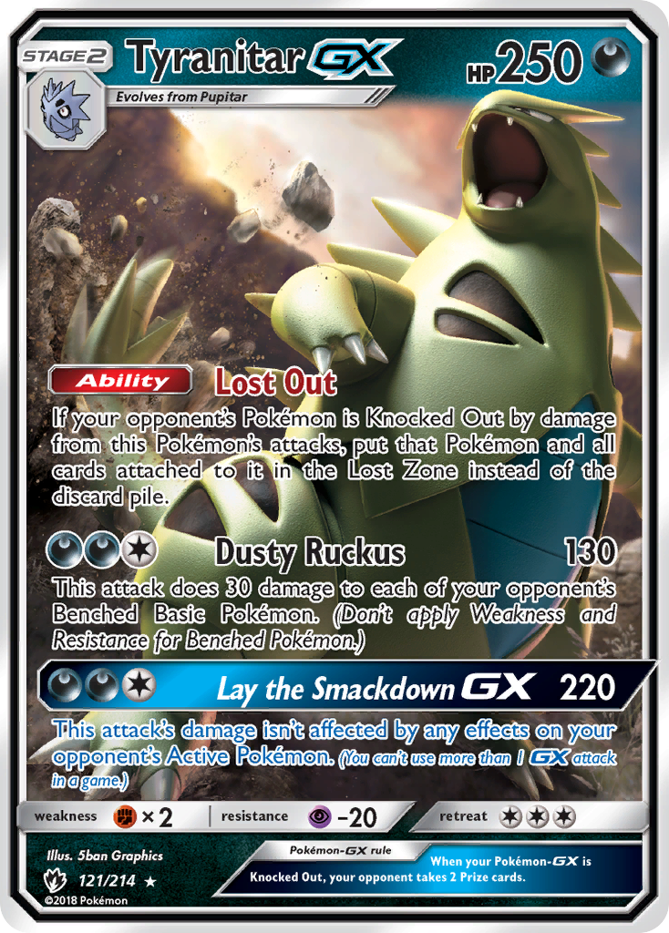 Tyranitar-GX - Lost Thunder SET-121