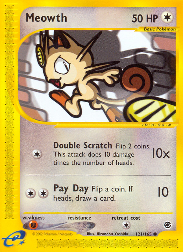 Meowth - Expedition Base Set SET-121