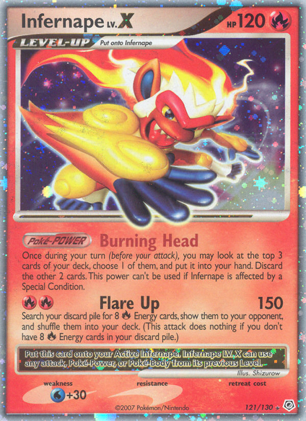 Infernape LV.X - Diamond & Pearl SET-121