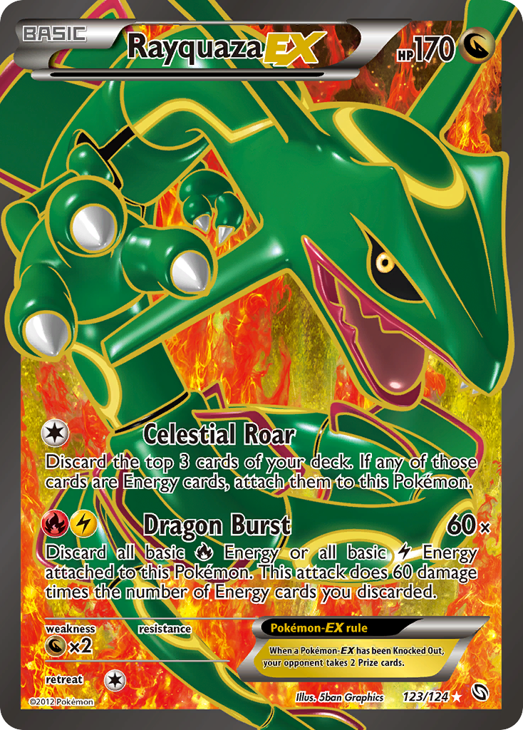Rayquaza-EX - Dragons Exalted SET-123