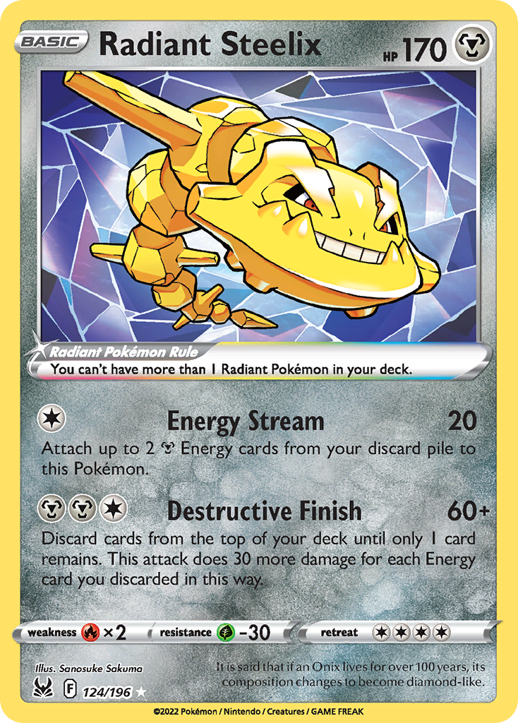 Radiant Steelix - Lost Origin SET-124