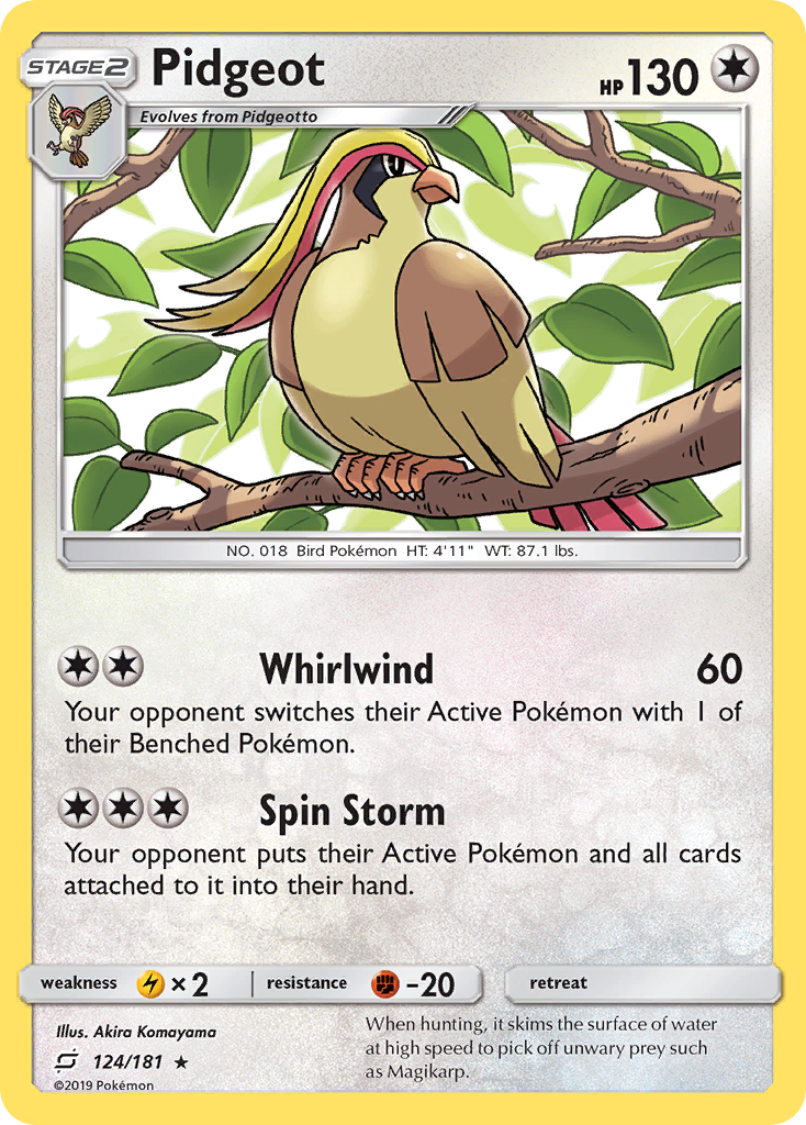 Pidgeot - Team Up SET-124