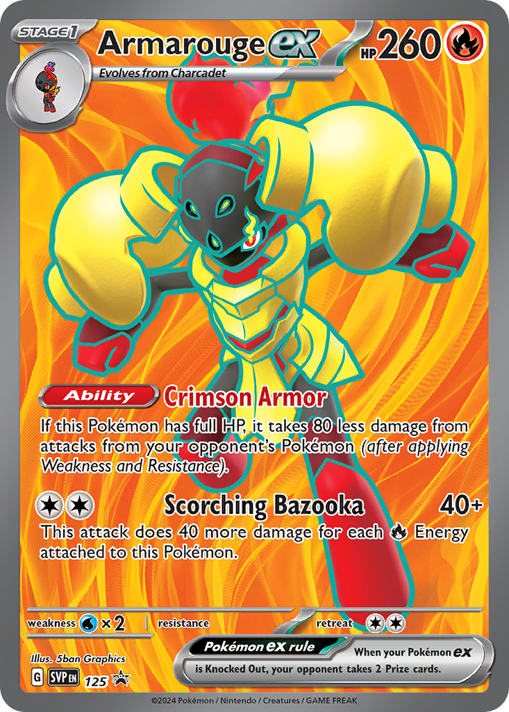 Armarouge EX - Scarlet & Violet Black Star Promos SET-125