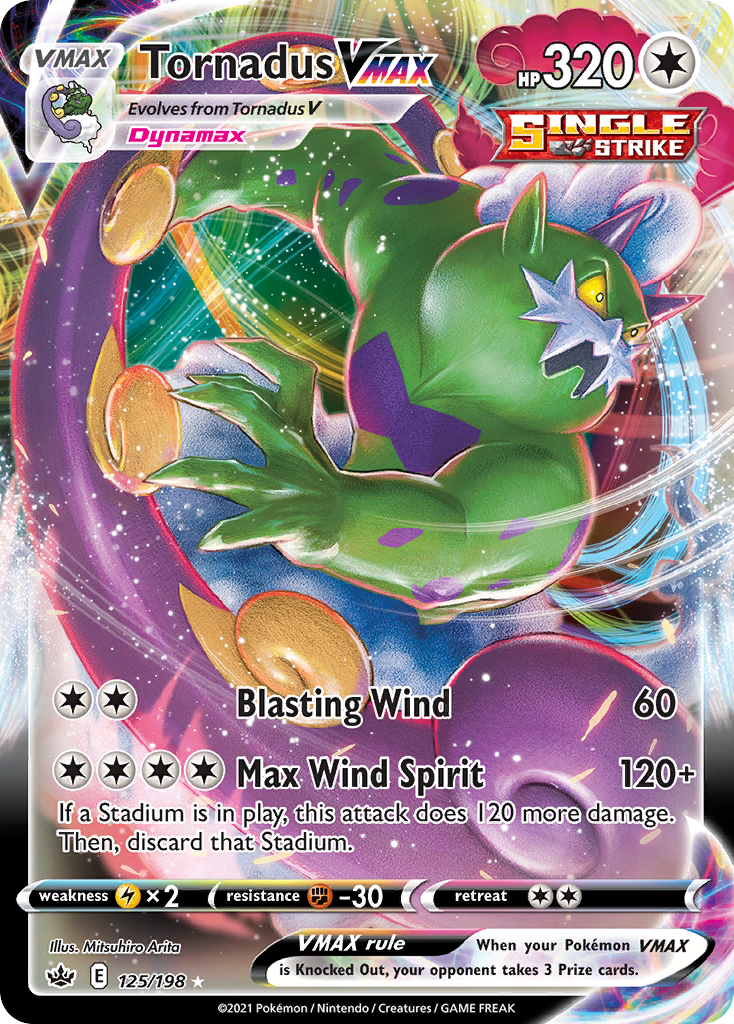 Tornadus VMAX - Chilling Reign SET-125
