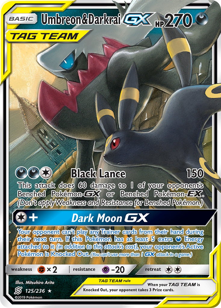 Umbreon & Darkrai-GX - Unified Minds SET-125