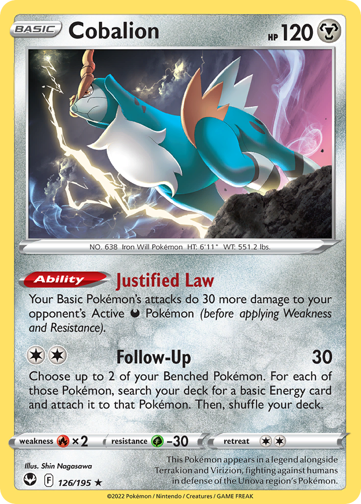 Cobalion - Silver Tempest SET-126