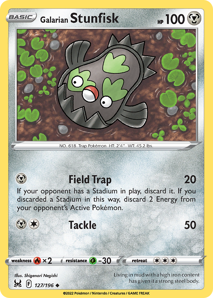 Galarian Stunfisk - Lost Origin SET-127