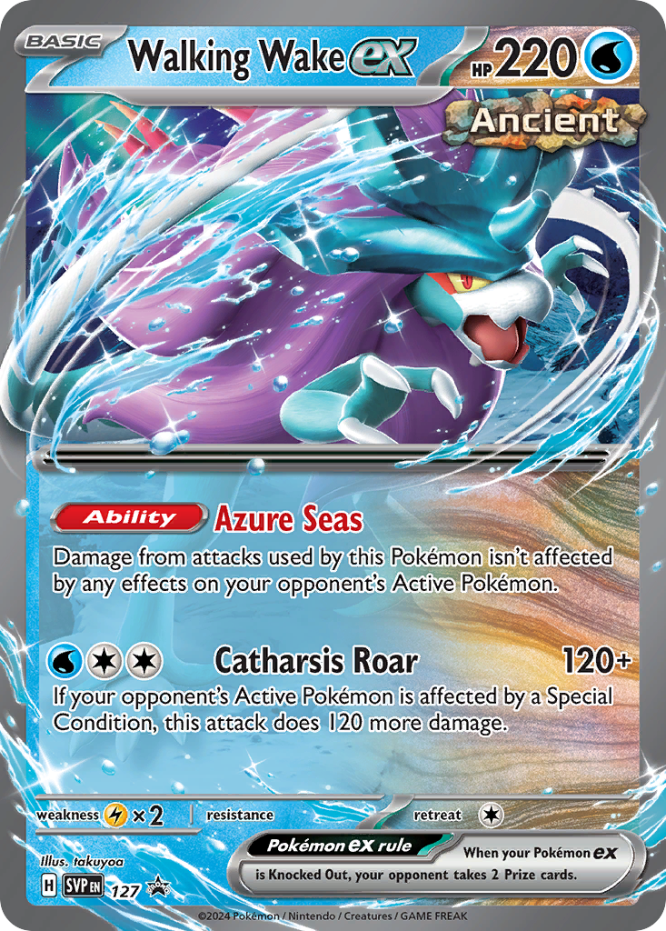 Walking Wake EX - Scarlet & Violet Black Star Promos SET-127