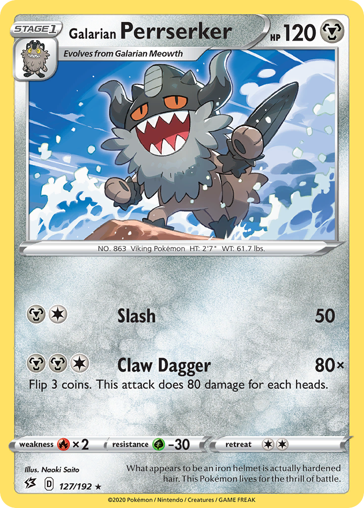 Galarian Perrserker - Rebel Clash SET-127