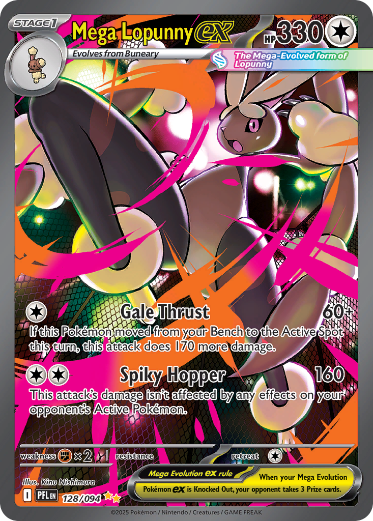 Mega Lopunny ex - Phantasmal Flames SET-128