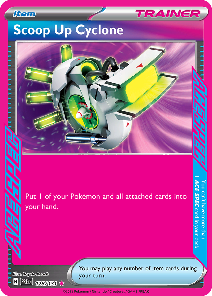 Scoop Up Cyclone - Prismatic Evolutions SET-128