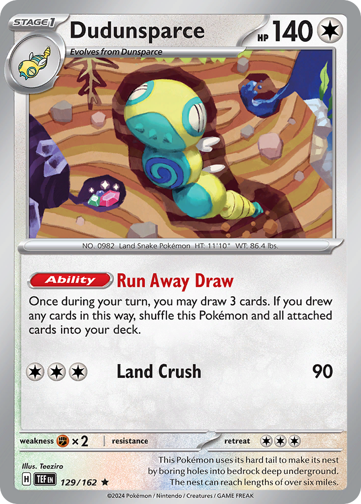 Dudunsparce - Temporal Forces SET-129