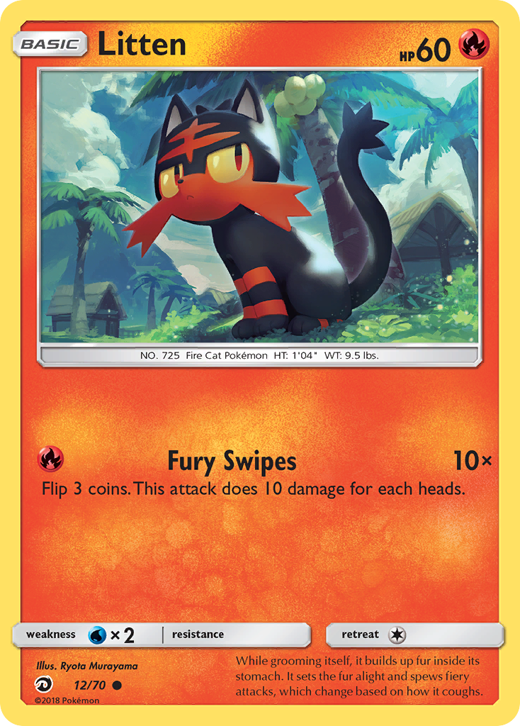 Litten - Dragon Majesty SET-12