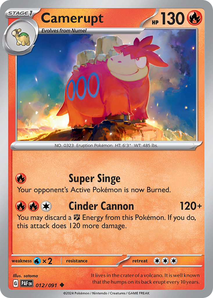 Camerupt - Paldean Fates SET-12