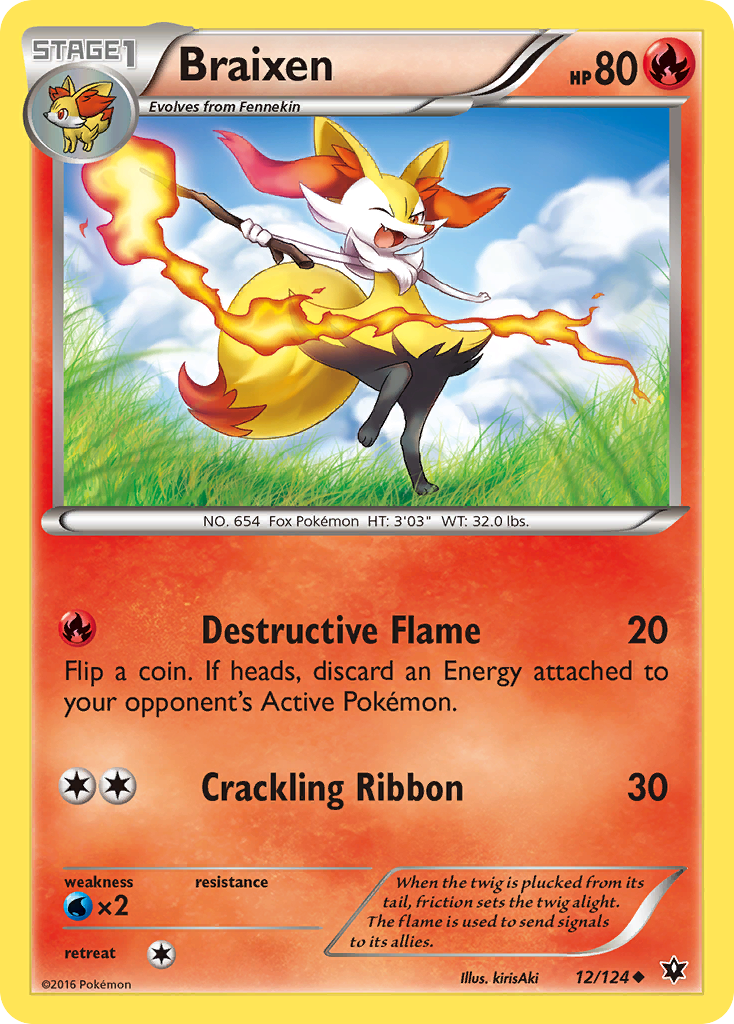 Braixen - Fates Collide SET-12