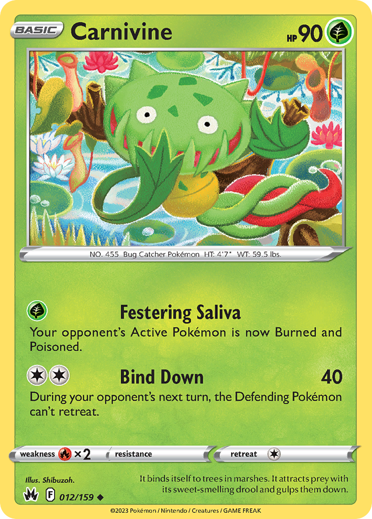 Carnivine - Crown Zenith SET-12