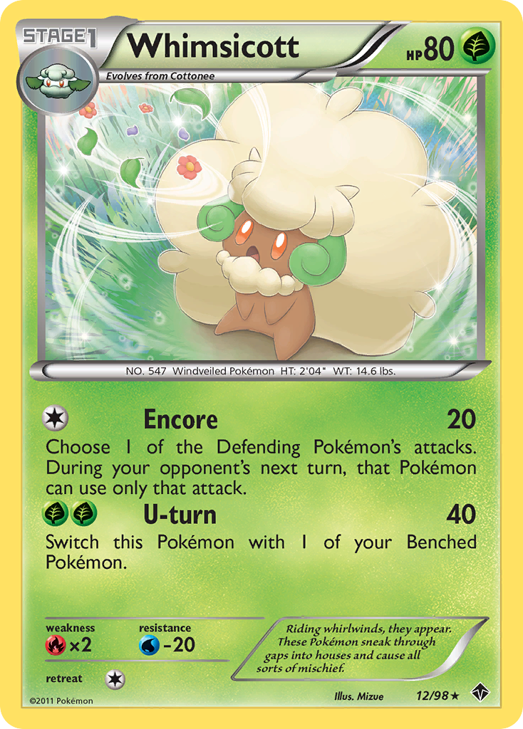 Whimsicott - Emerging Powers SET-12