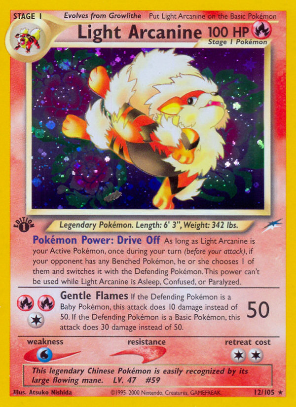Light Arcanine - Neo Destiny SET-12