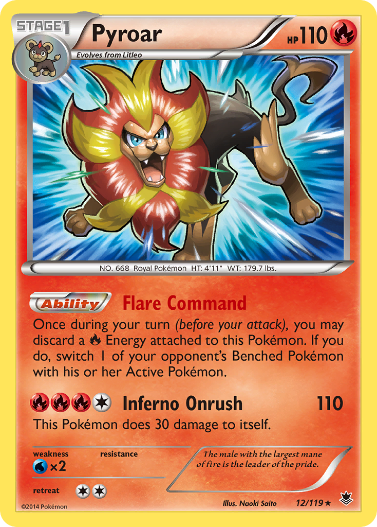 Pyroar - Phantom Forces SET-12