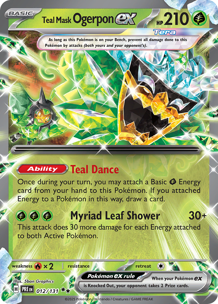 Teal Mask Ogerpon EX - Prismatic Evolutions SET-12