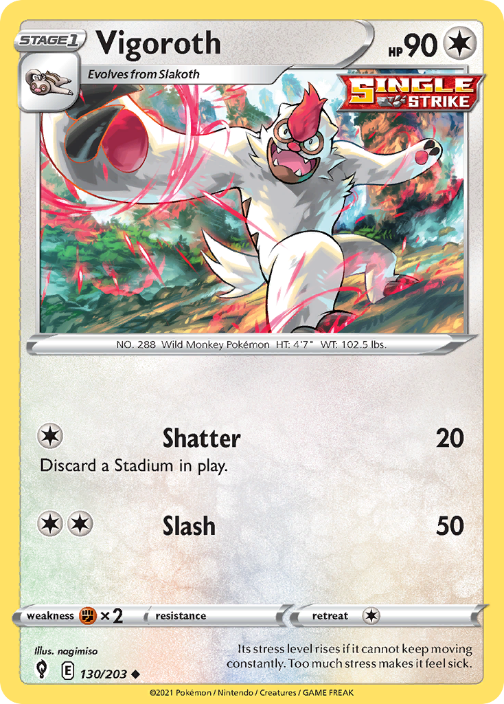 Vigoroth - Evolving Skies SET-130