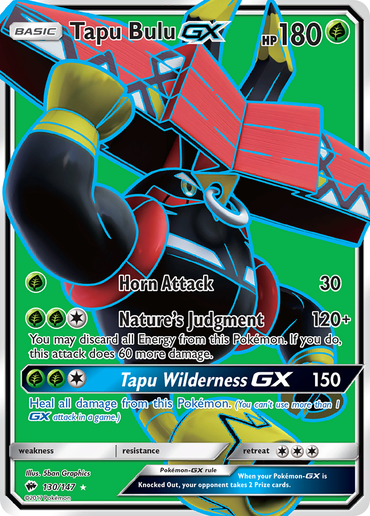 Tapu Bulu-GX - Burning Shadows SET-130