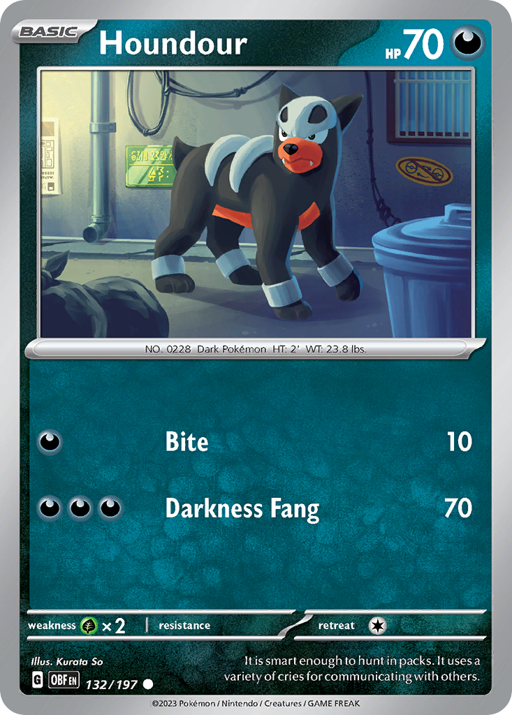 Houndour - Obsidian Flames SET-132