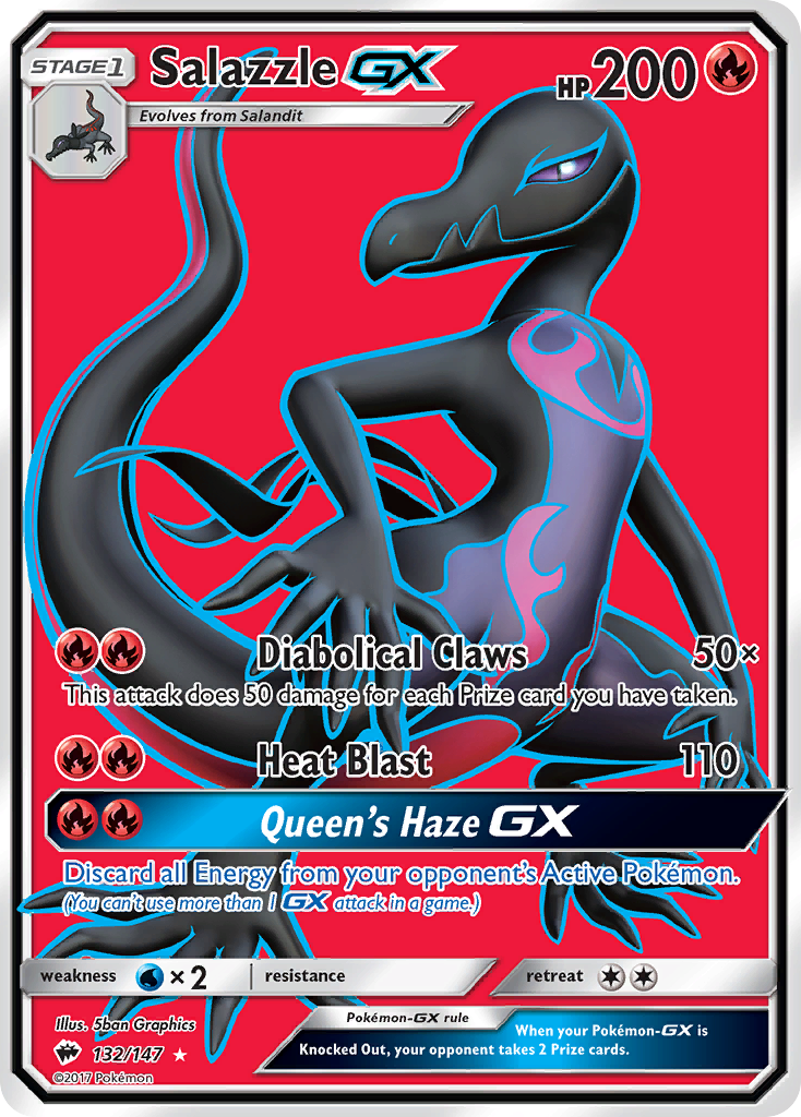 Salazzle-GX - Burning Shadows SET-132