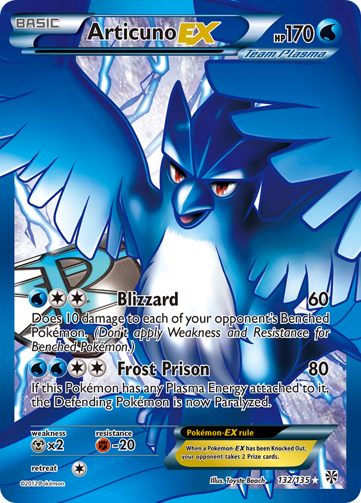 Articuno-EX - Plasma Storm SET-132