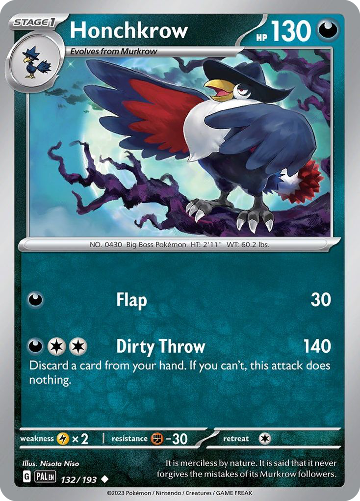 Honchkrow - Paldea Evolved SET-132