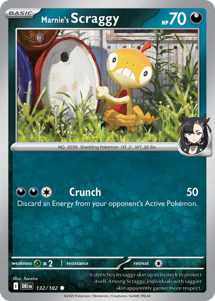 Marnie's Scraggy - Destined Rivals SET-132