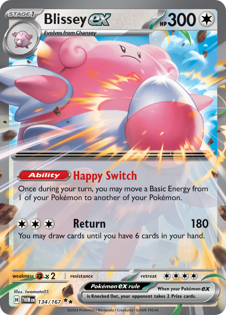 Blissey EX - Twilight Masquerade SET-134