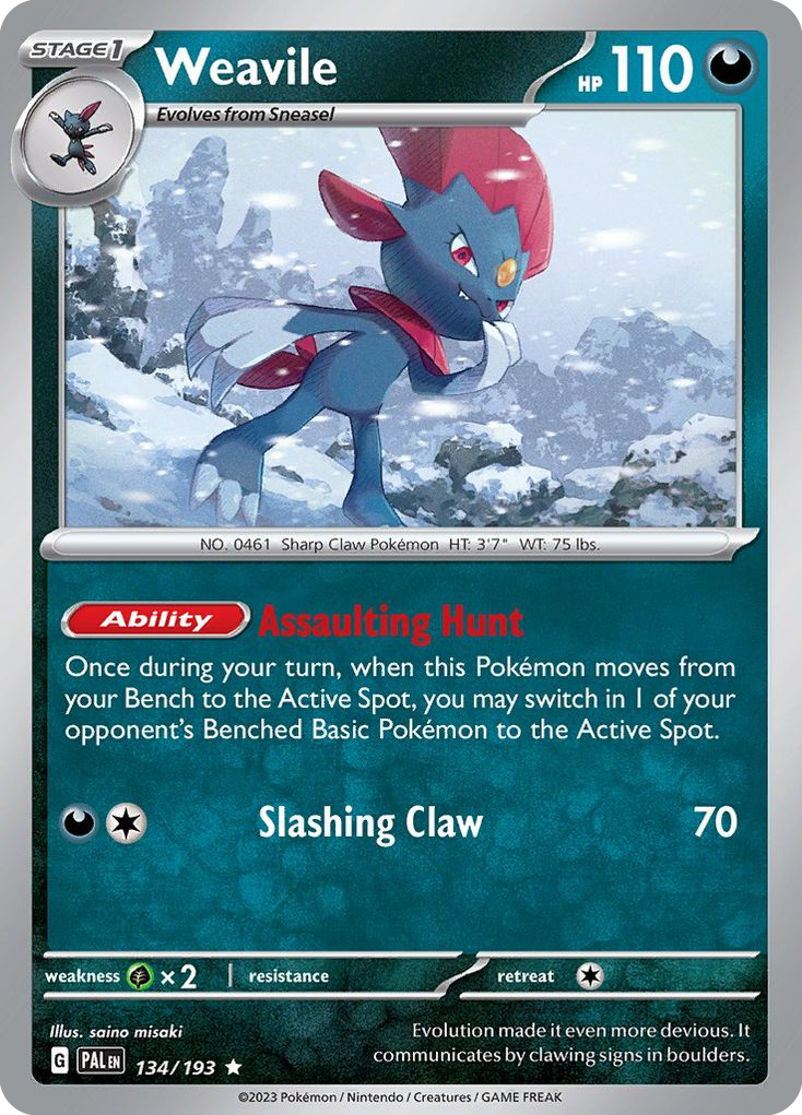 Weavile - Paldea Evolved SET-134